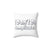 Funny Quote Square Pillow - "I Don't Do Complicated"