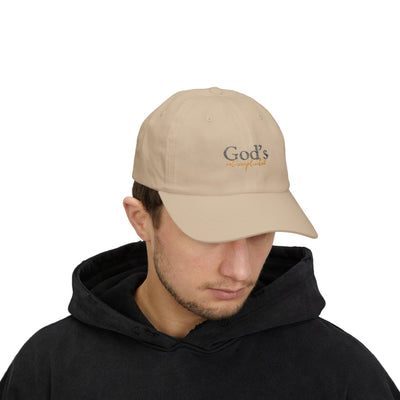 God's Not Complicated Classic Dad Cap - Stylish White Hat for Everyday Wear