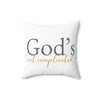 Inspirational God’s Not Complicated Pillow