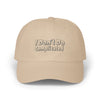 I Don't Do Complicated Classic Dad Cap - White Casual Hat for Dads