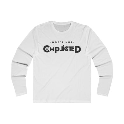 God's Not Complicated Men's Long Sleeve Crew Tee