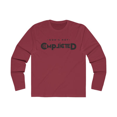 God's Not Complicated Men's Long Sleeve Crew Tee